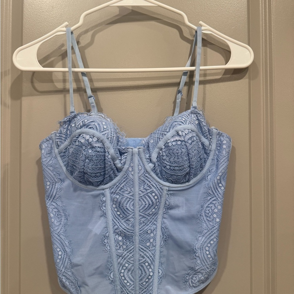 Garage Light Blue Corset